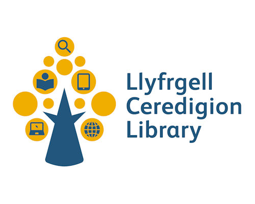 Llyfrgell Ceredigion Library Logo